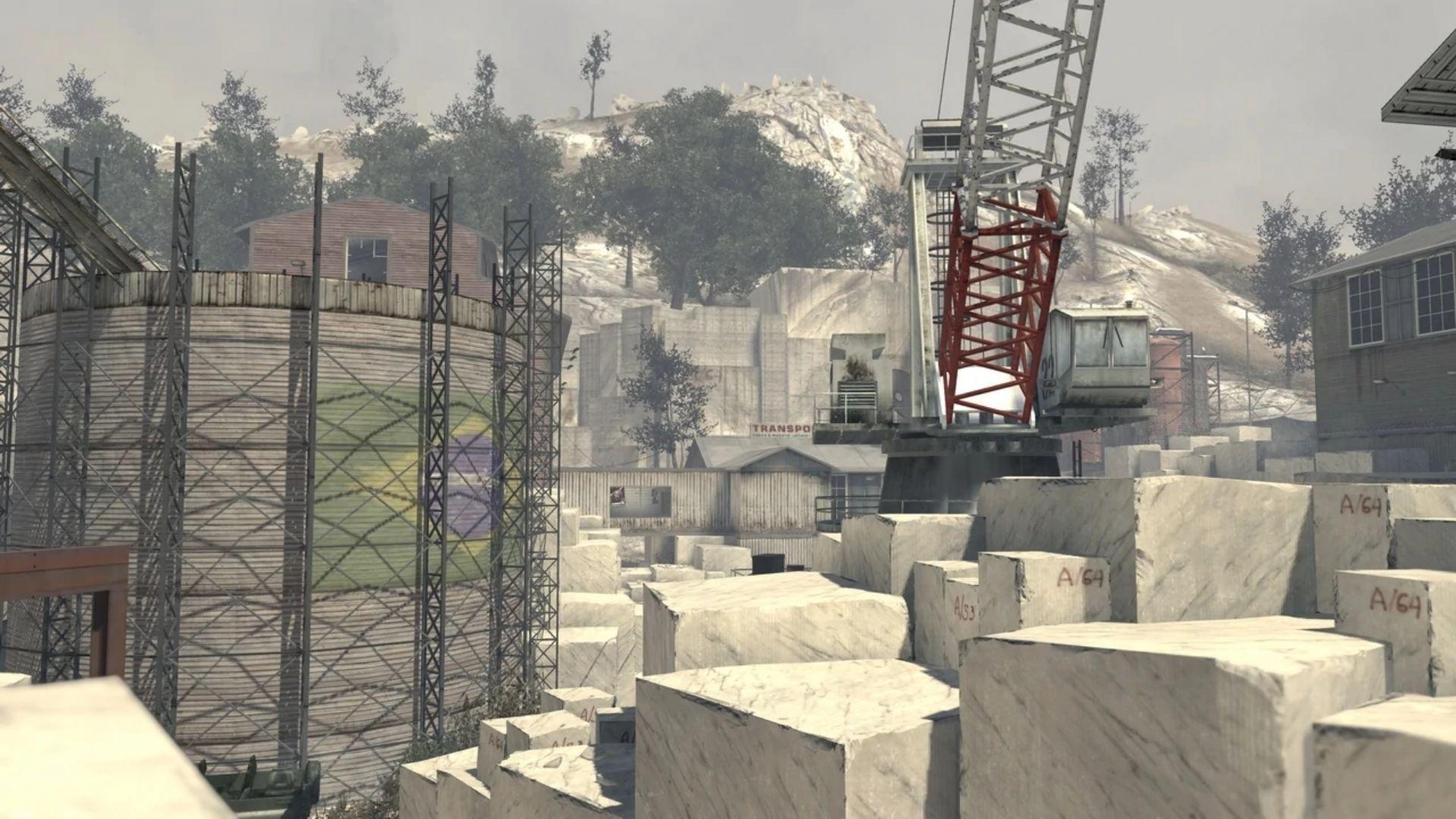 quarry map in cod mw 2