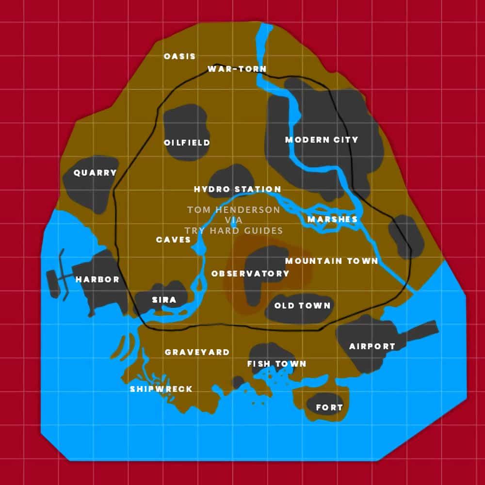 Tom Henderson's leaked Warzone 2 map