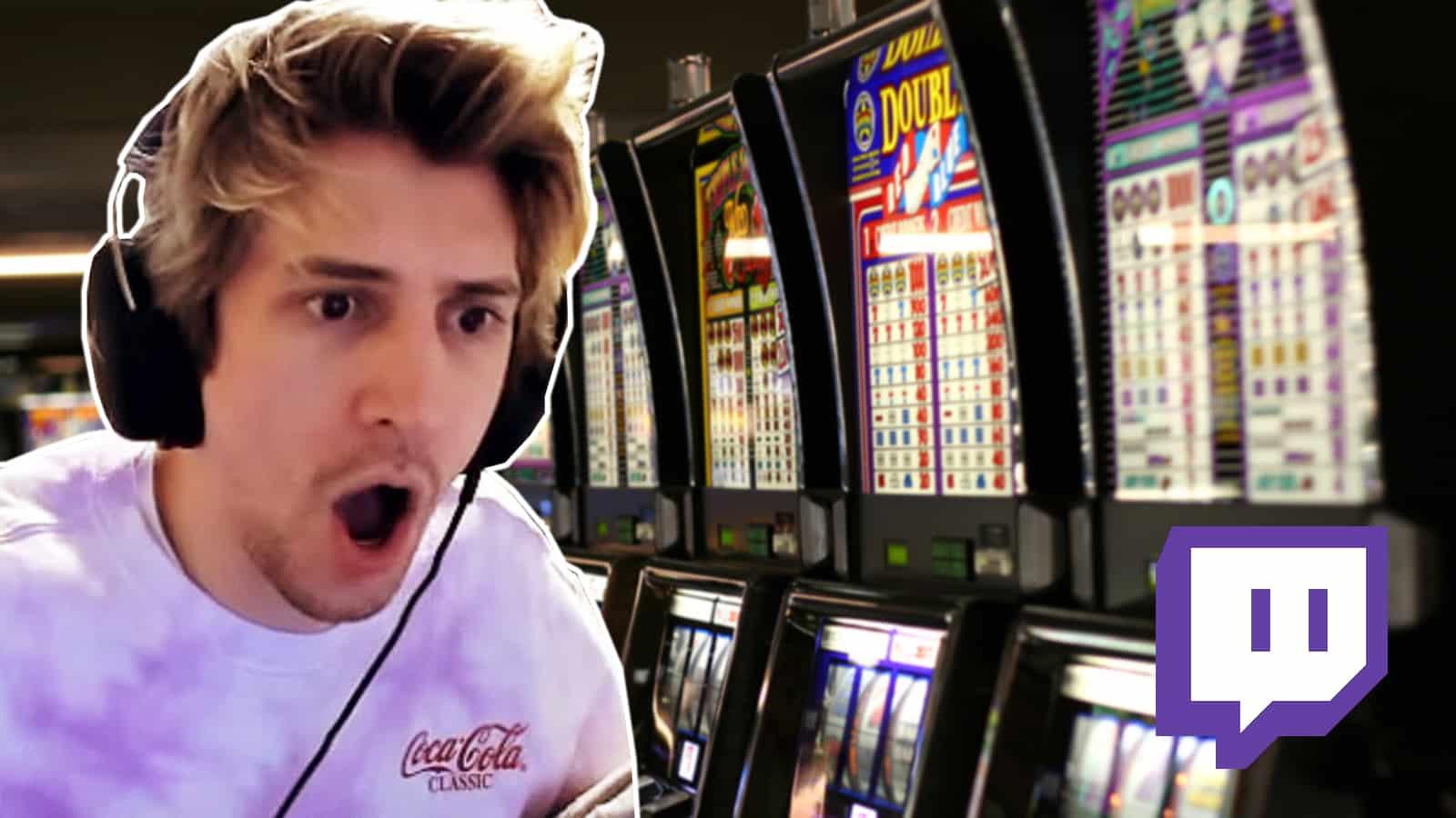 xqc twitch gambling