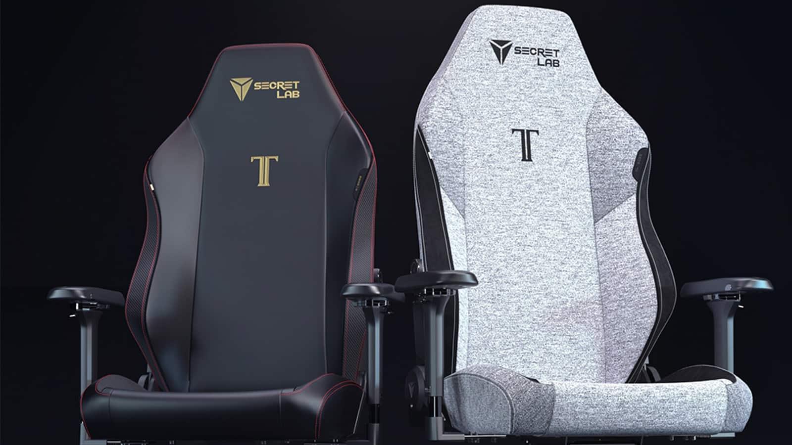 Secretlab Titan Evo leatherette and softweave cookies n cream