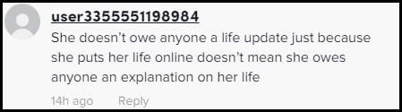 TikTok fan explaining gabbie doesnt have to explain