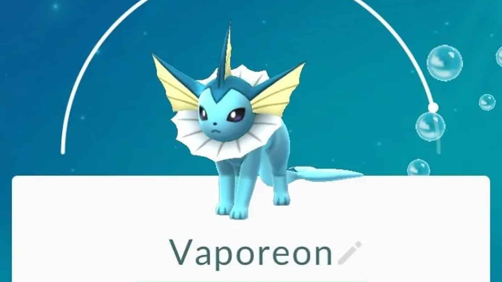 Vaporeon in Pokemon Go