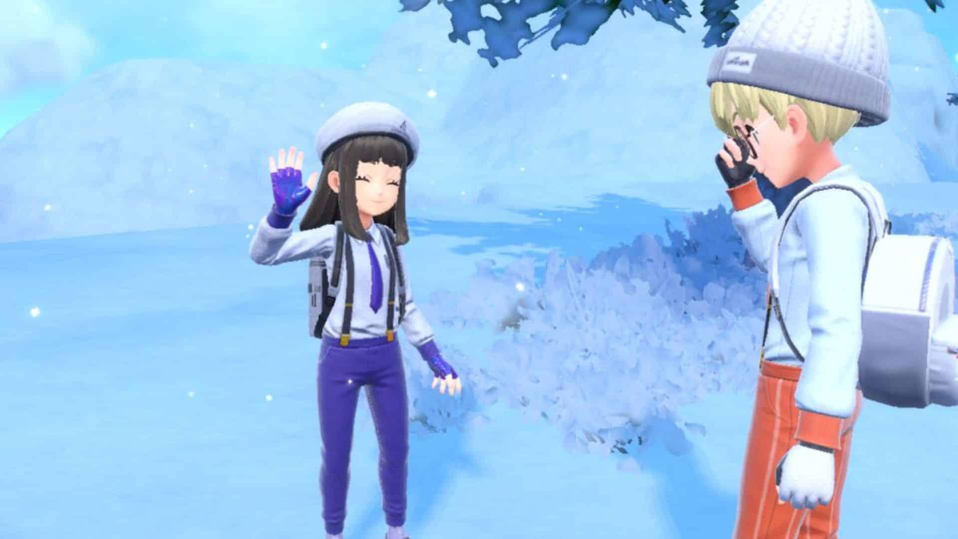 pokemon trainers talking to each other in pokemon scarlet and violet