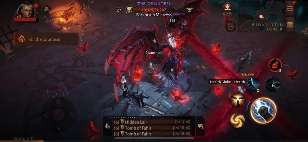 diablo immortal the countess fight