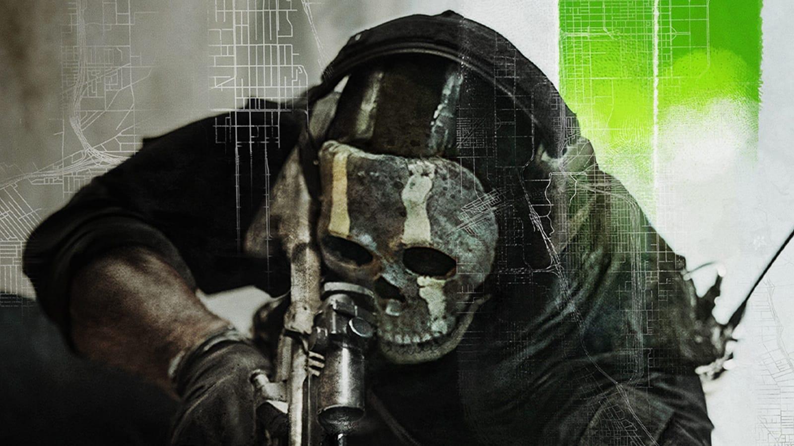 modern warfare 2 green and white soldier key art