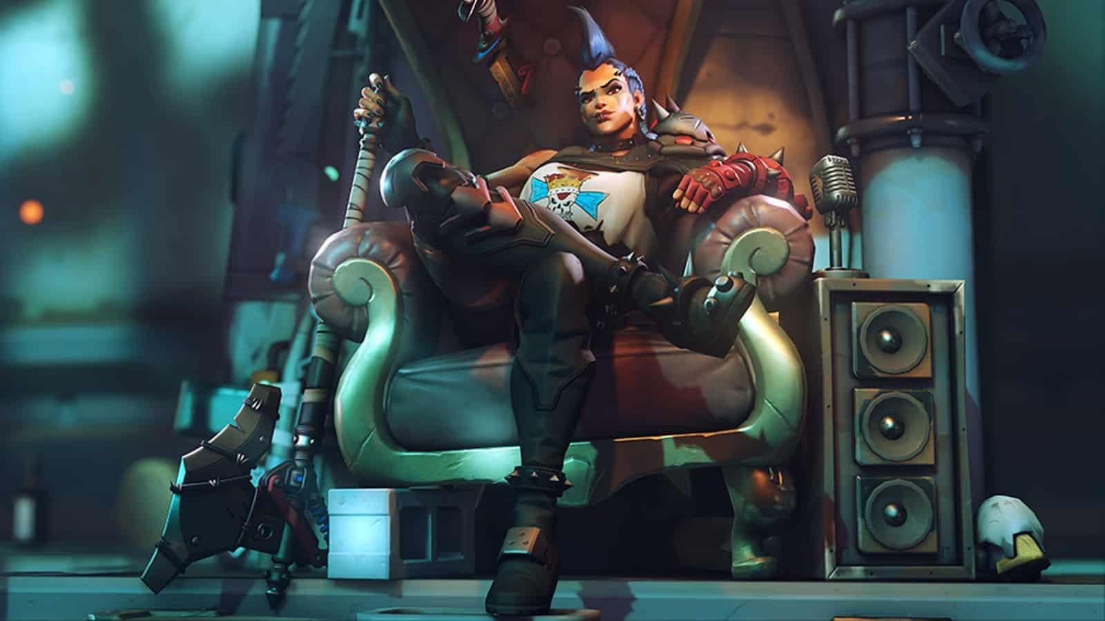 The Junker Queen in Overwatch 2 beta