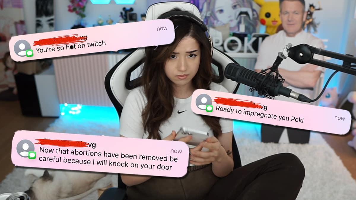 pokimane text messages