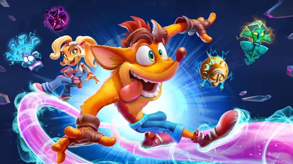 Crash Bandicoot 4 key art