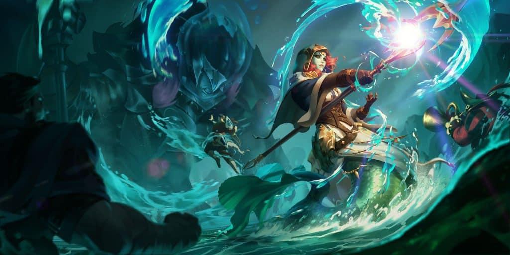 Nami Tidecaller skin in Legends of Runeterra