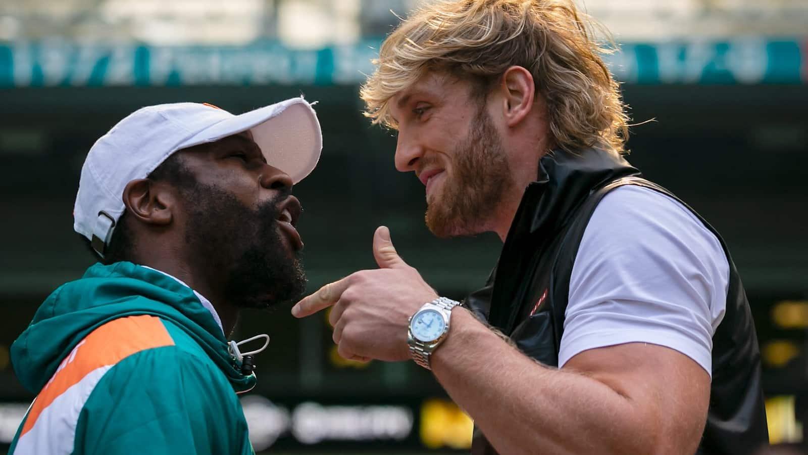 Logan Paul facing Floyd Mayweather