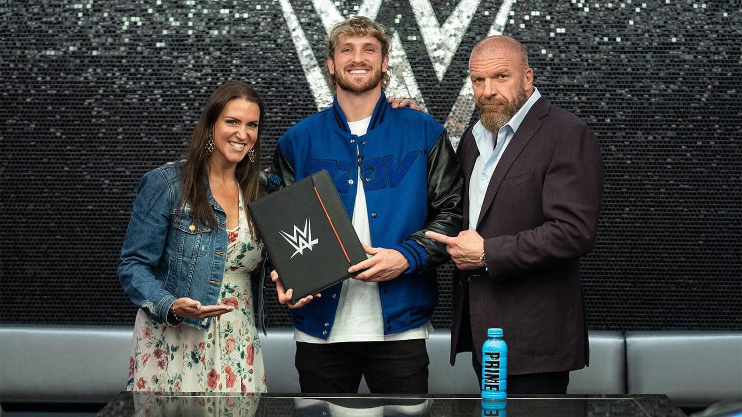 Logan Paul signing wwe contract