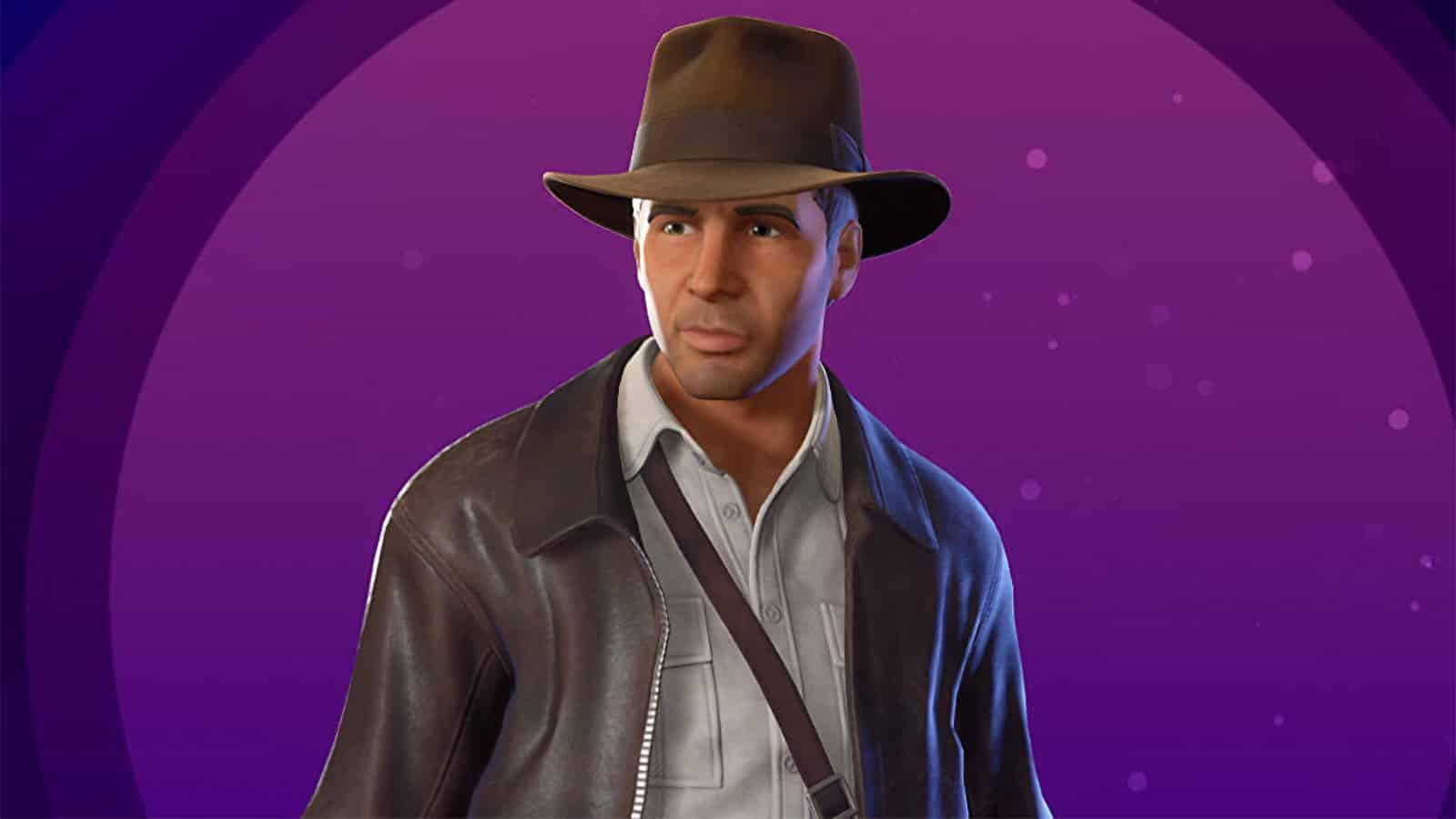 The Indiana Jones skin in Fortnite