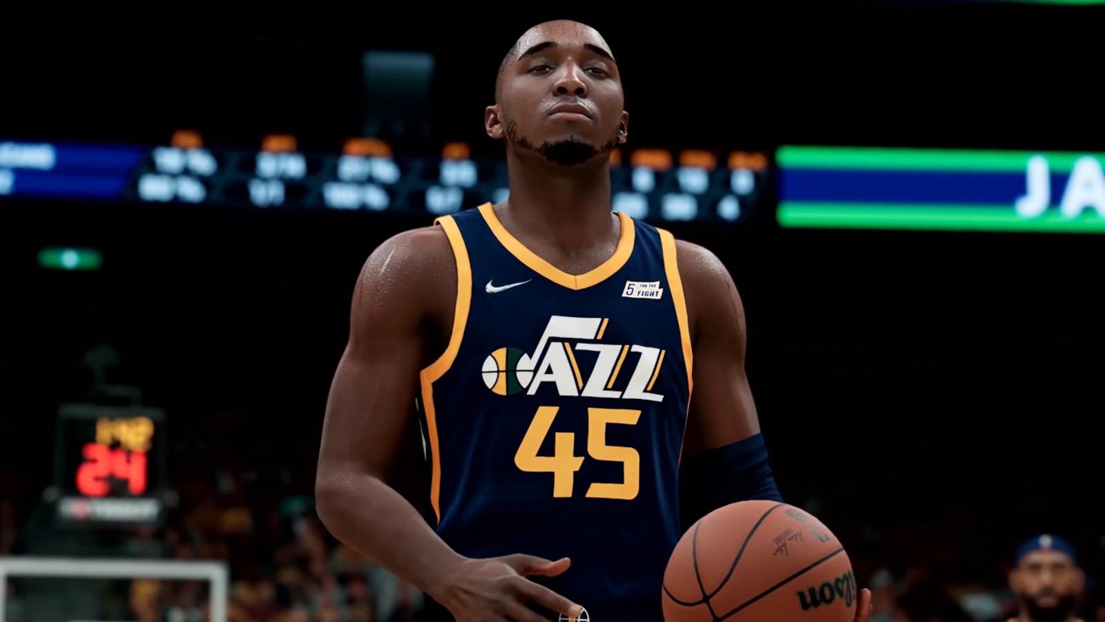 donovan mitchell utah jazz nba 2k23