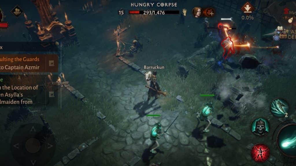 Necromancer gameplay diablo immortal