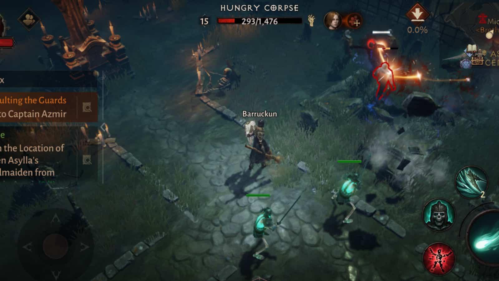 Necromancer gameplay diablo immortal