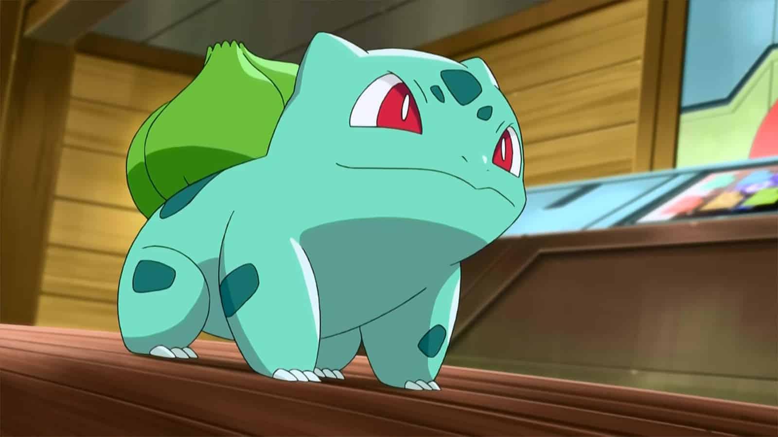 Bulbasaur in the Pokemon anime