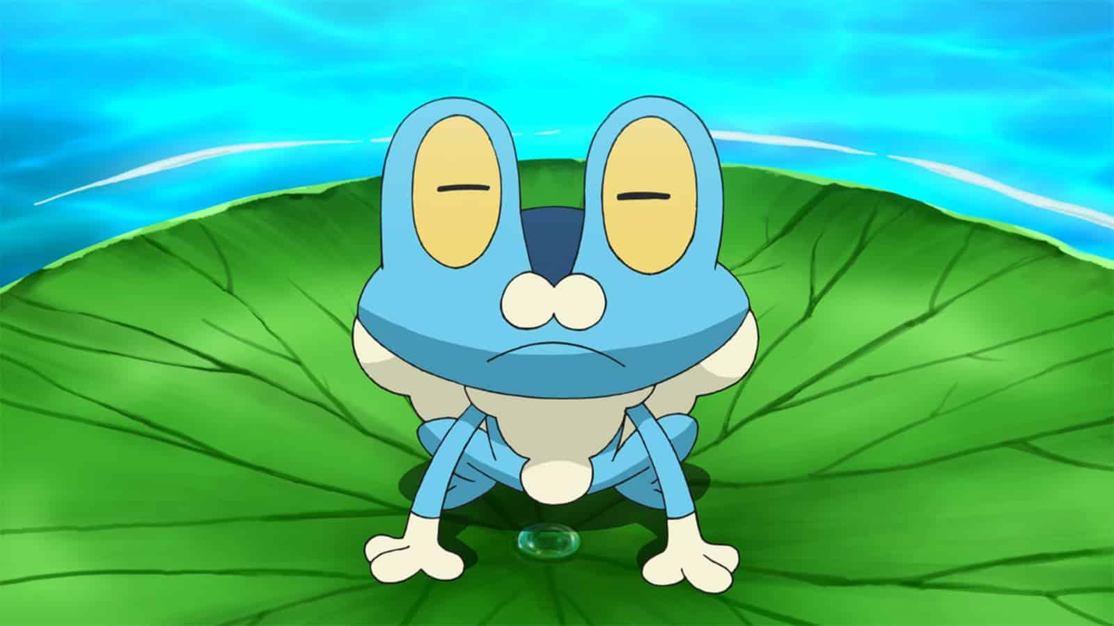 Water-type starter Pokemon Froakie