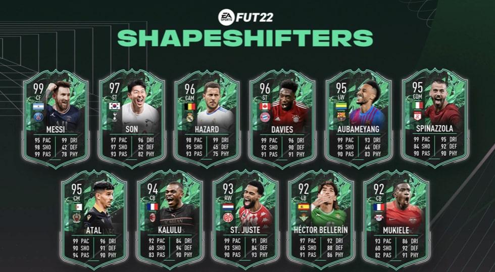 FIFA 22 shapeshifters team one