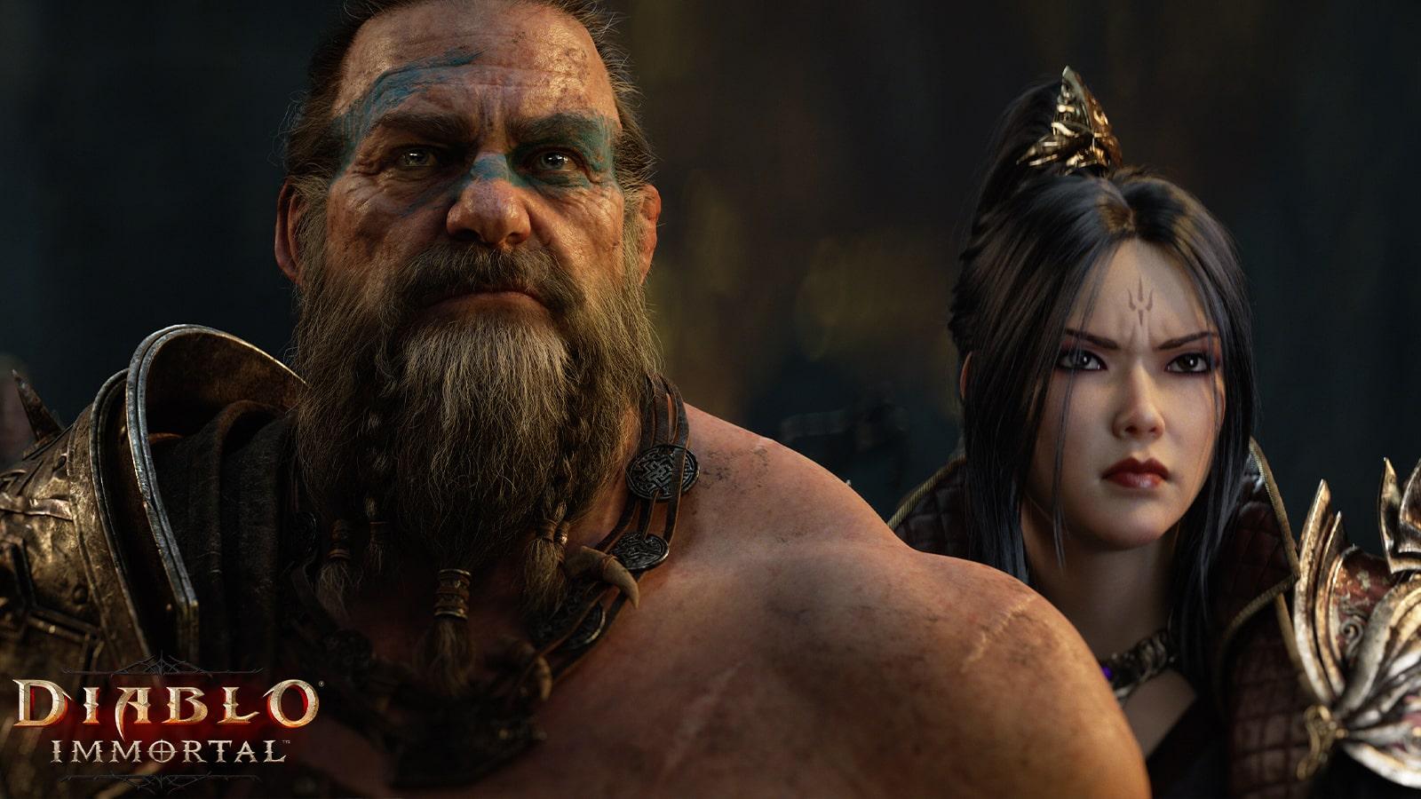 an image of a Barbarian Wizard in Diablo Immortal