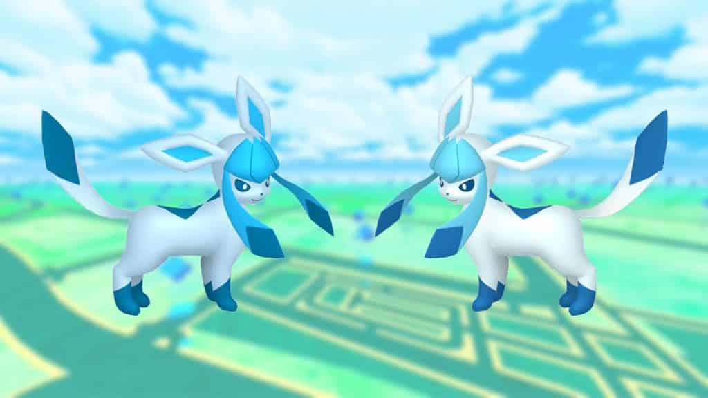 Shiny Glaceon in Pokemon Go