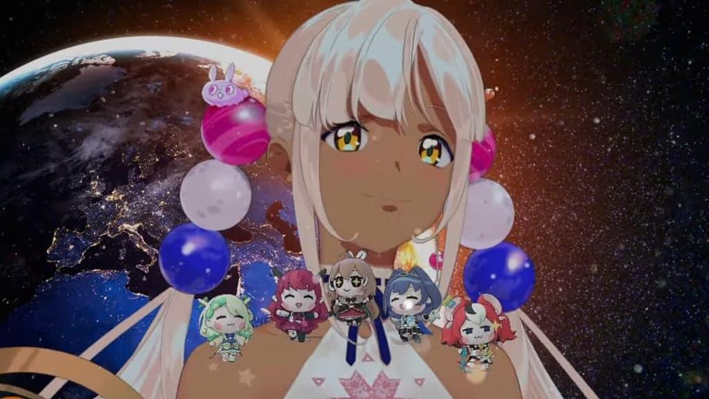 Hololive VTuber Tsukumo Sana during graduation stream