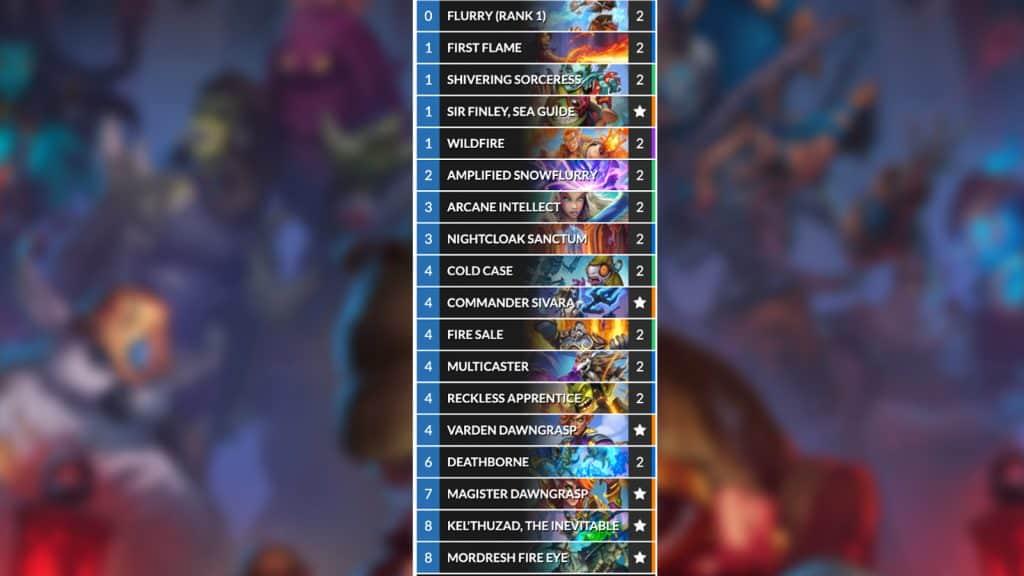 mage hearthstone deck