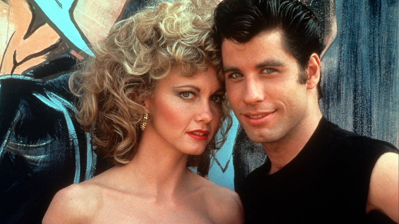 Olivia Newton-John and John Travolta in Grease