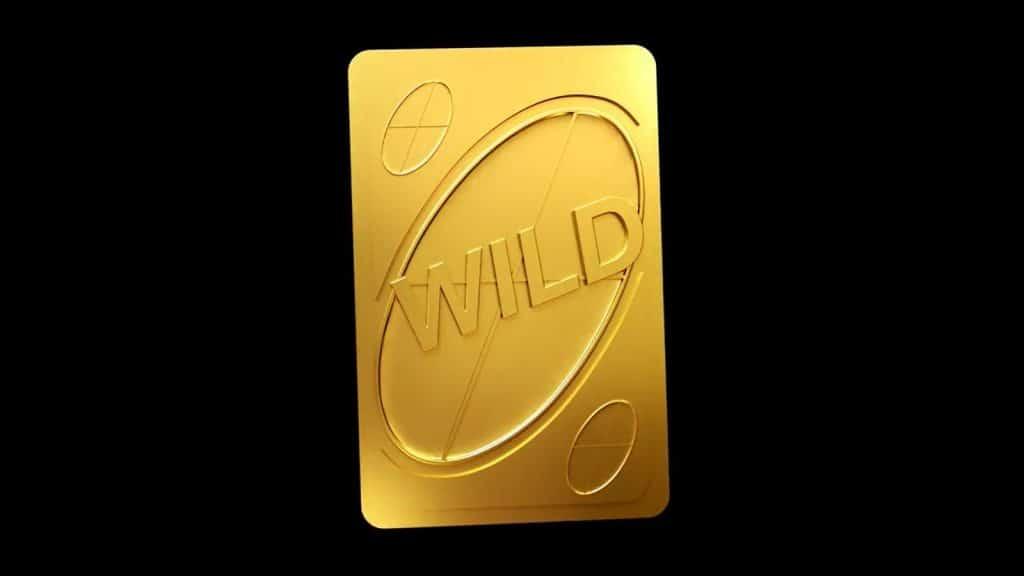 UNO! Mobile Wildcard Series gold card