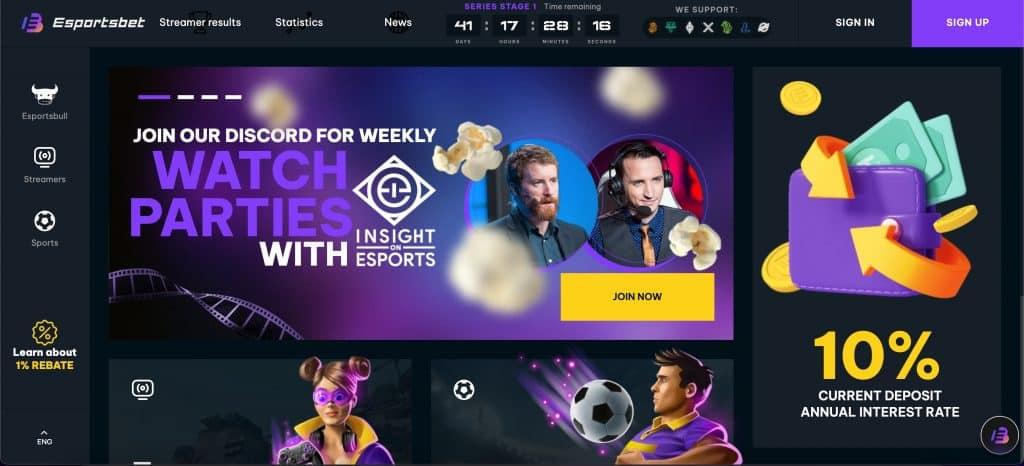 esportsbet homepage