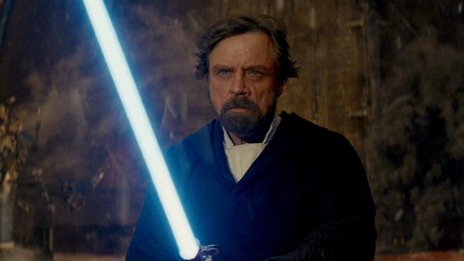 Luke Skywalker in Star Wars: The Last Jedi