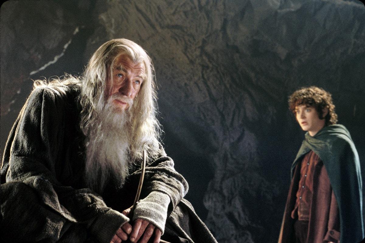 Gandalf and Frodo in Lord of the Rings