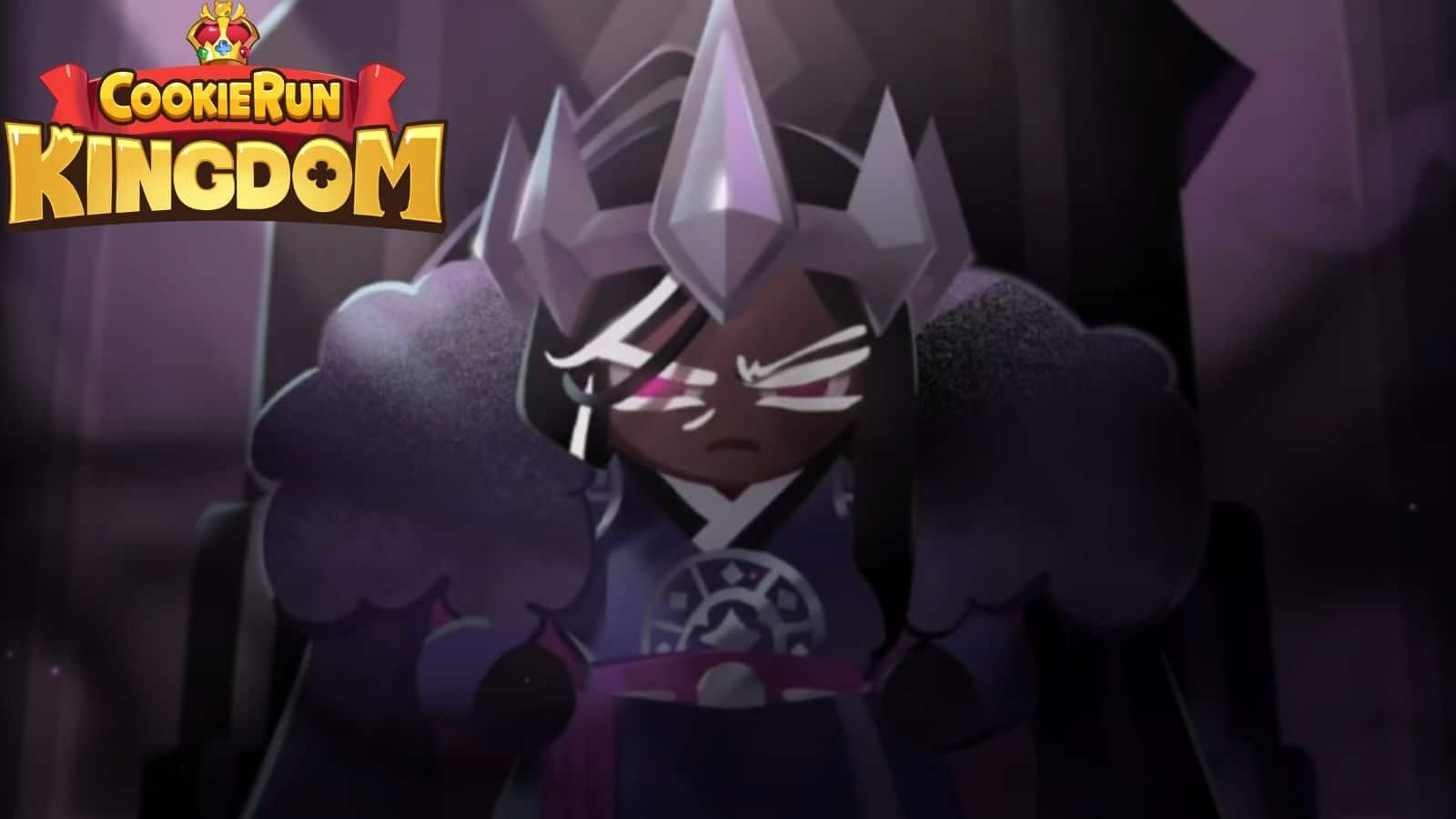 Cookie run kingdom logo and dark cacao