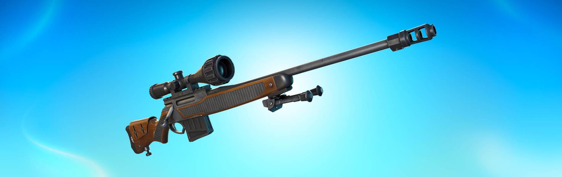 cover art for the hunter bolt action sniper rifle in Fortnite chapter 3 season 4