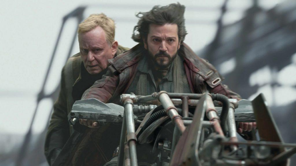 Stellan Skarsgard and Diego Luna in Andor