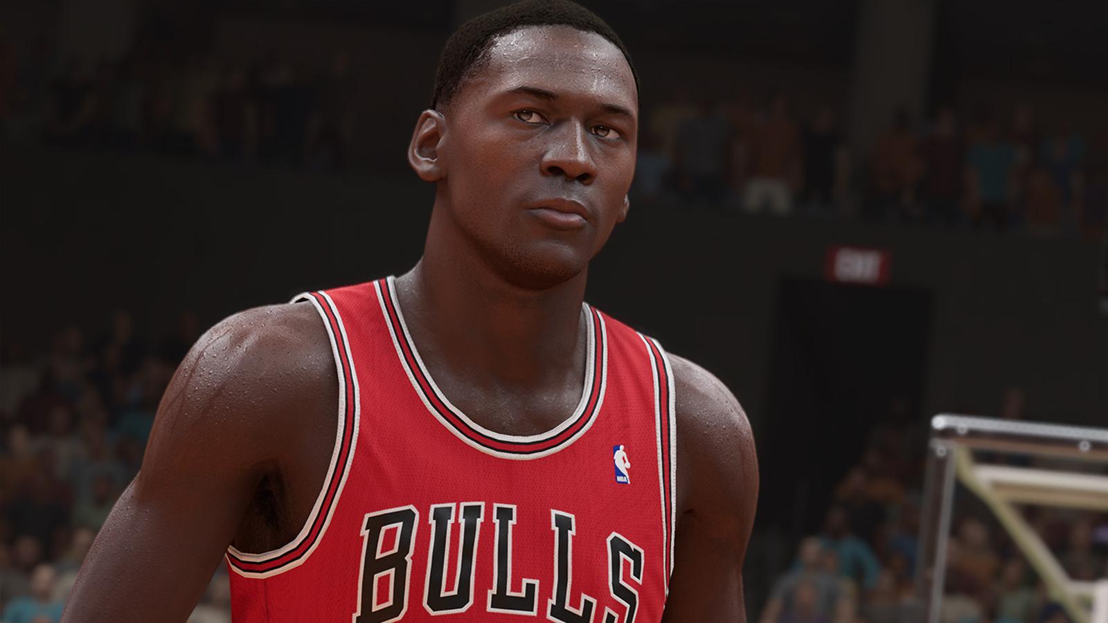 Young Michael Jordan in NBA 2K23