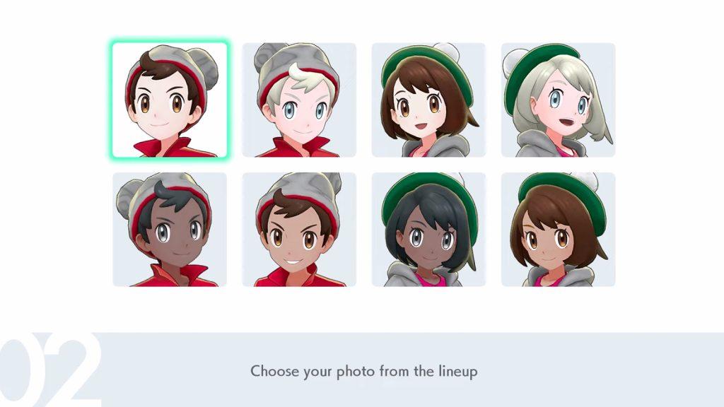 Pokemon Sword Shield character customization