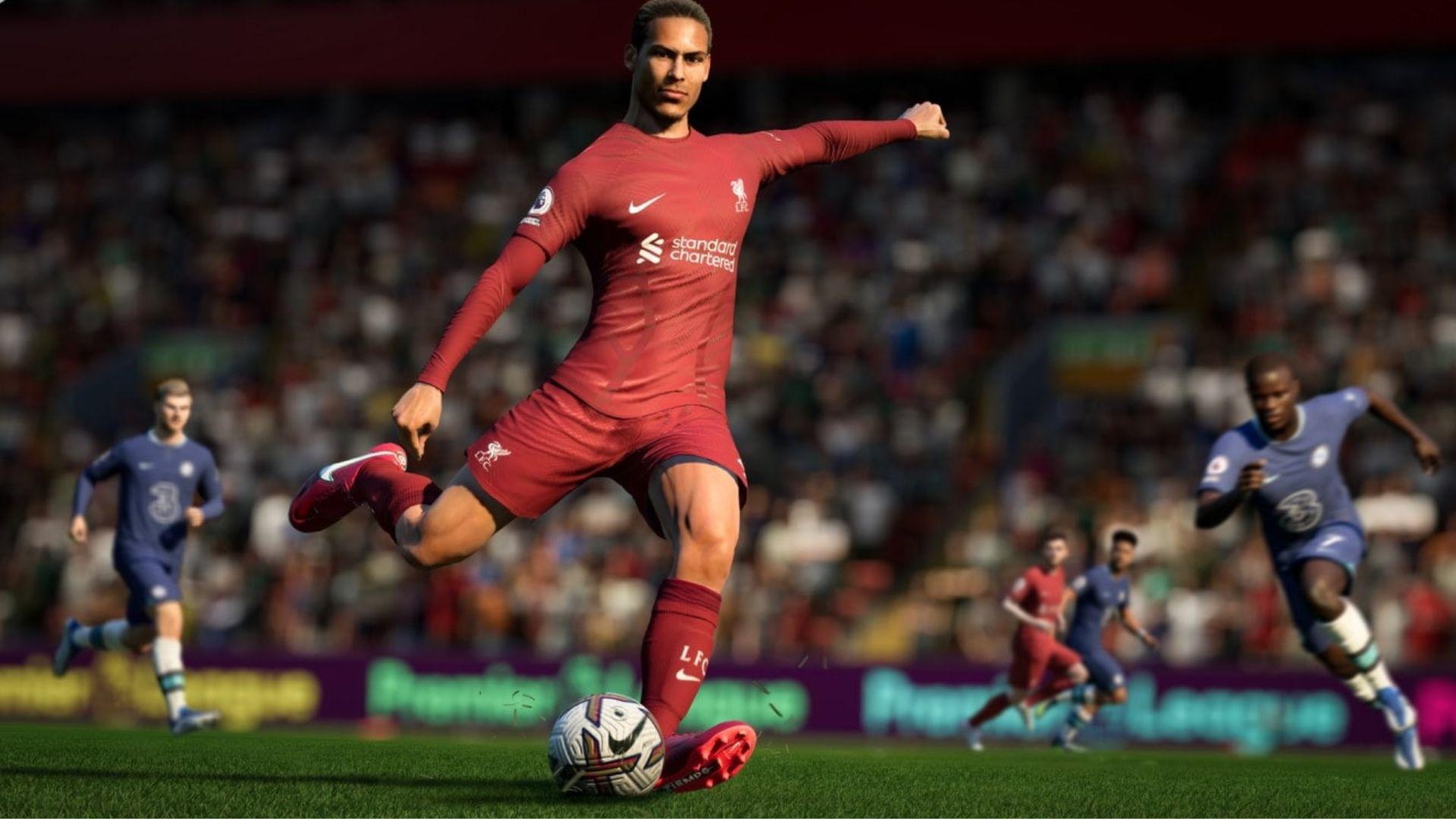 van dijk passing ball in fifa 23