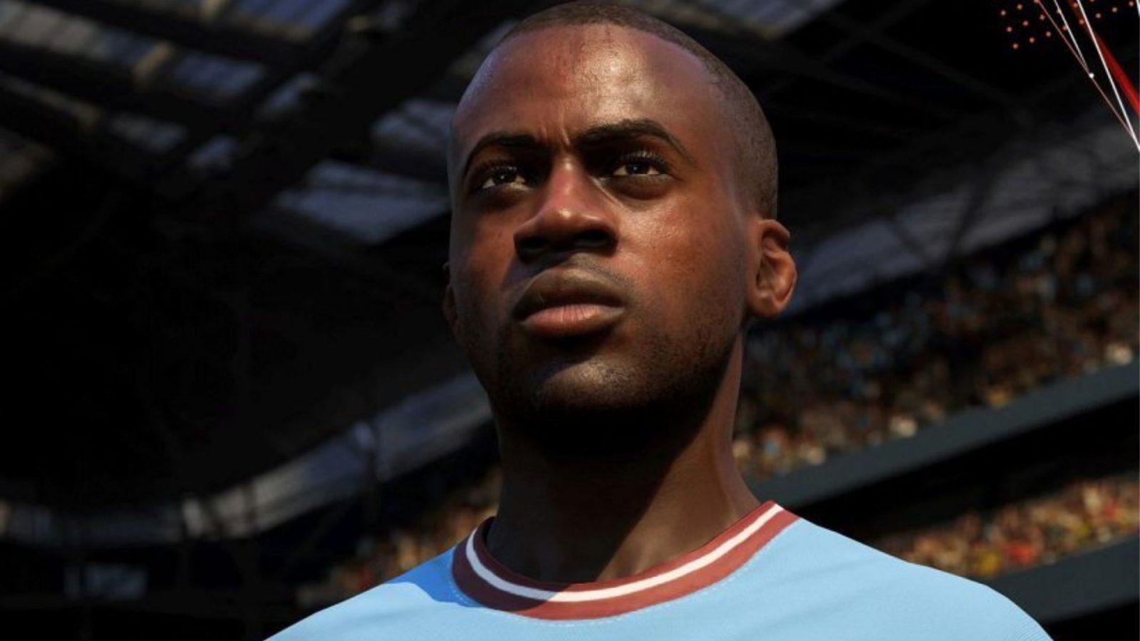 close up of yaya toure in fifa 23