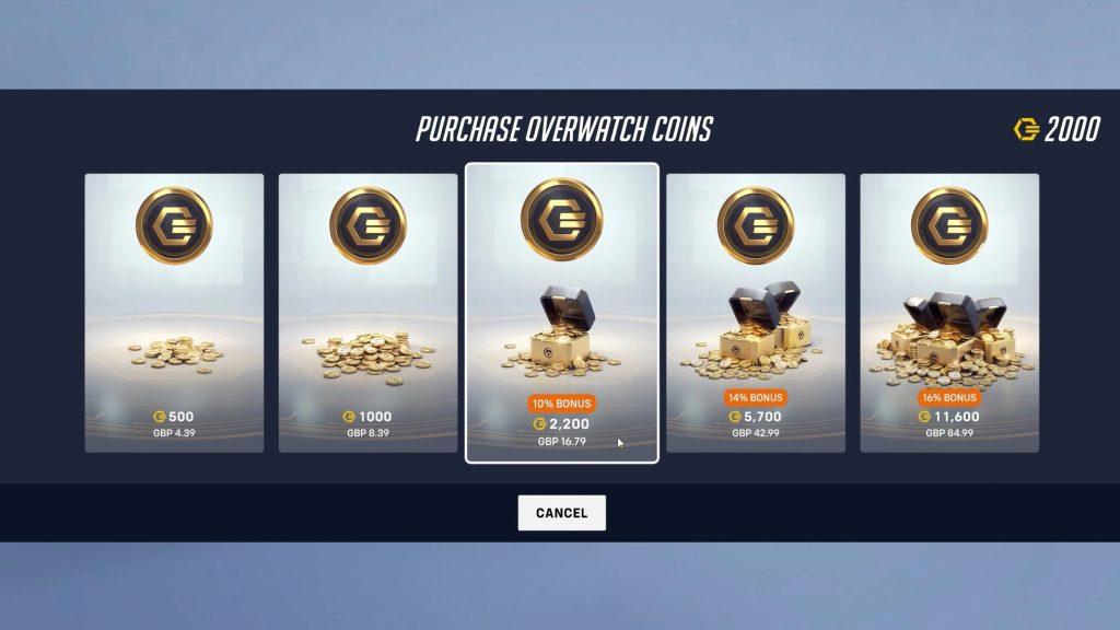 Overwatch 2 coins