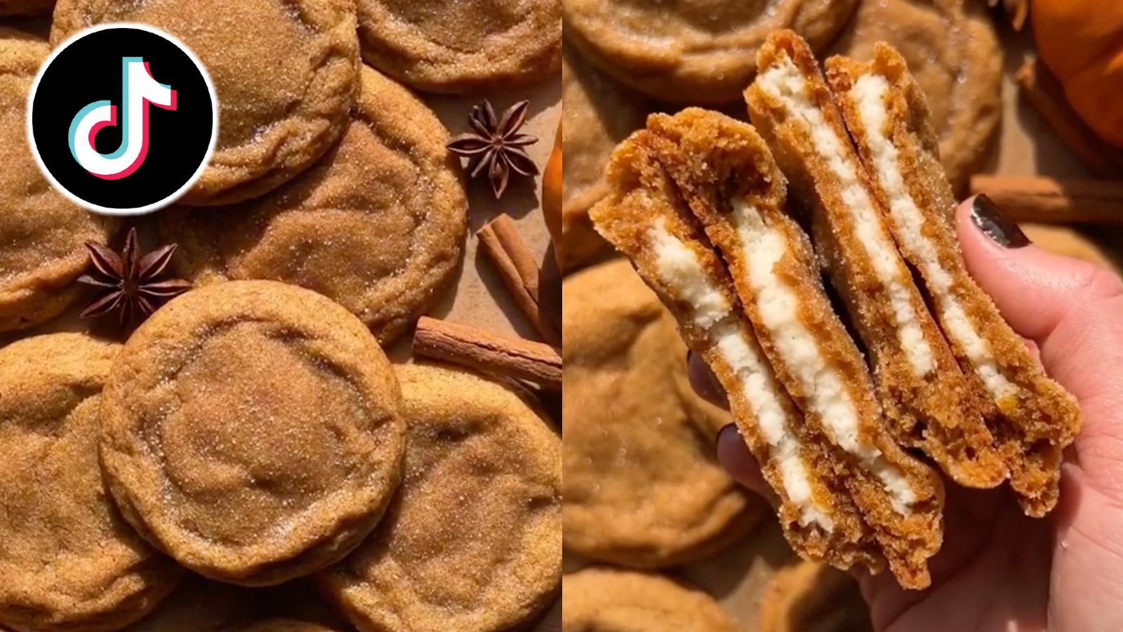 TikTok pumpkin cookies