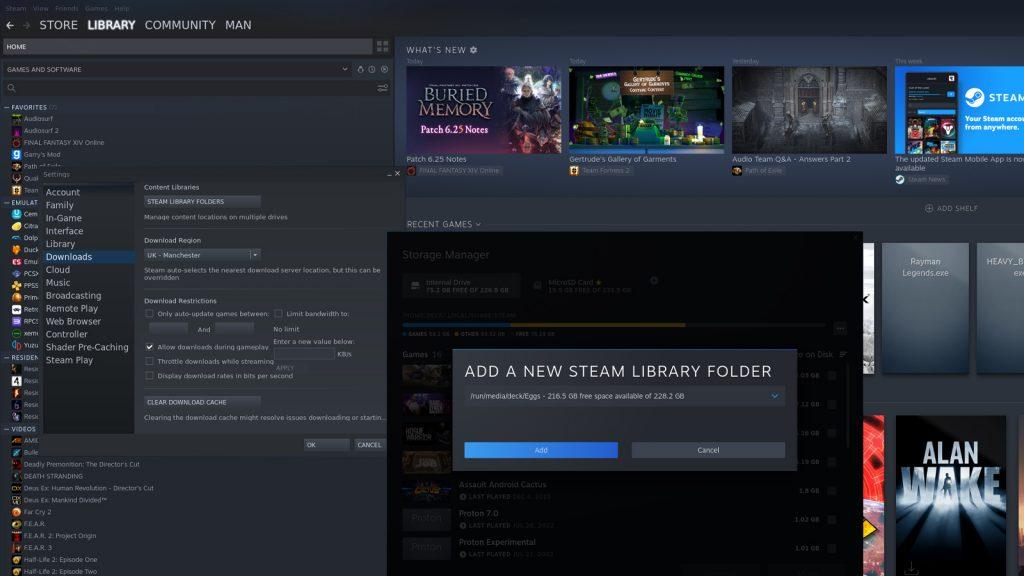 steam folder