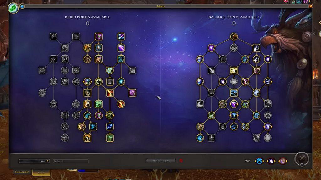 wow dragonflight druid talent tree