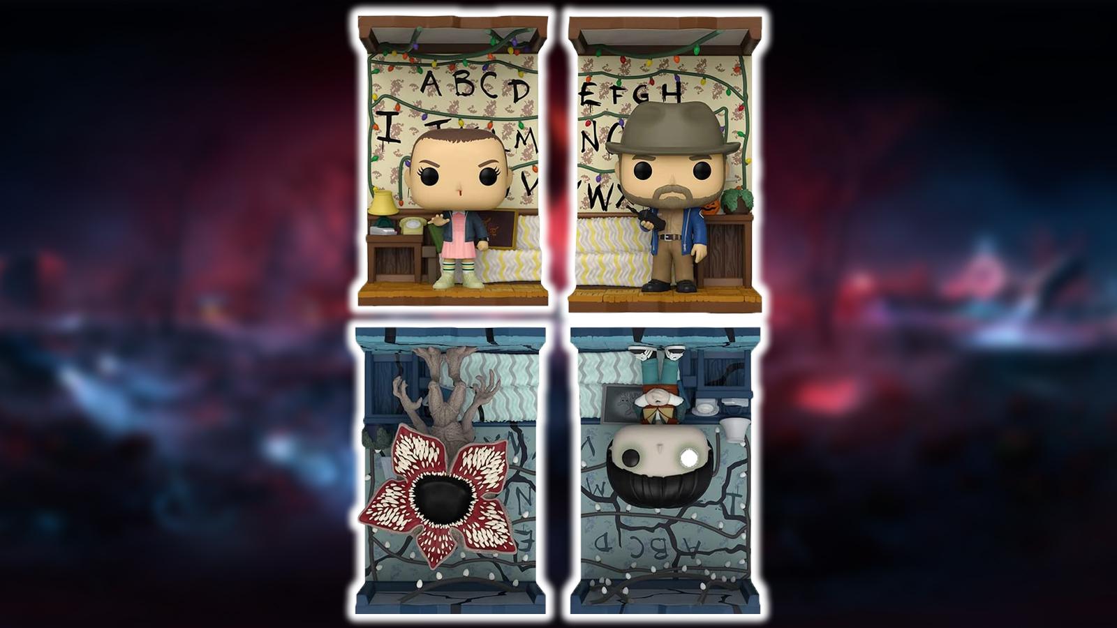 cover art for Funko Pop! vinyl figurine merch from Stanger Things