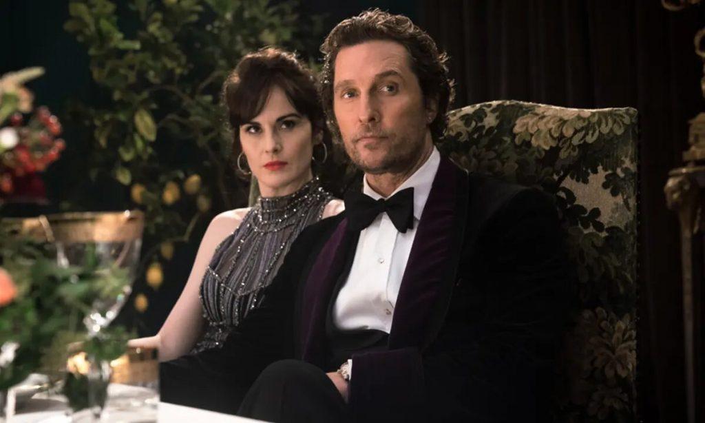 Matthew McConaughey and Michelle Dockery in The Gentlemen