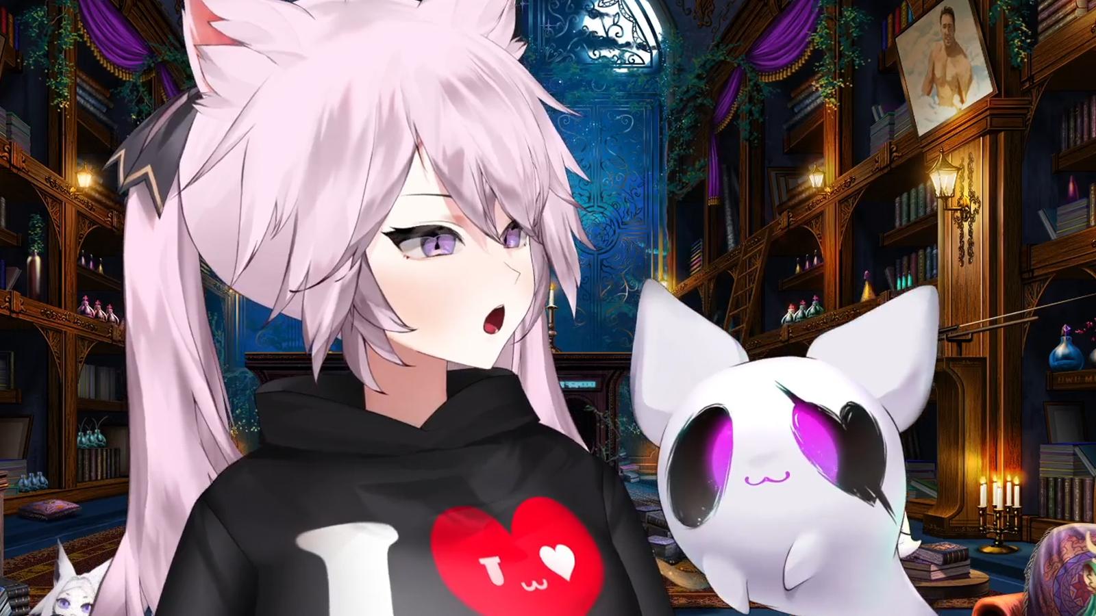 vshojo vtuber nyanners wearing sweater on twitch