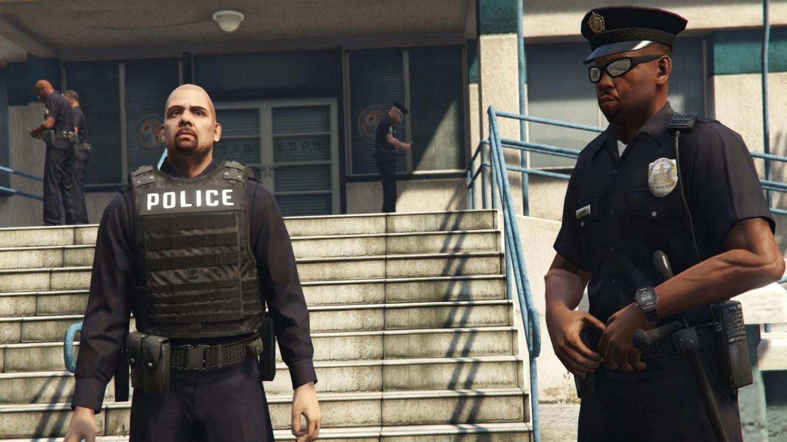 gta online cops robbers