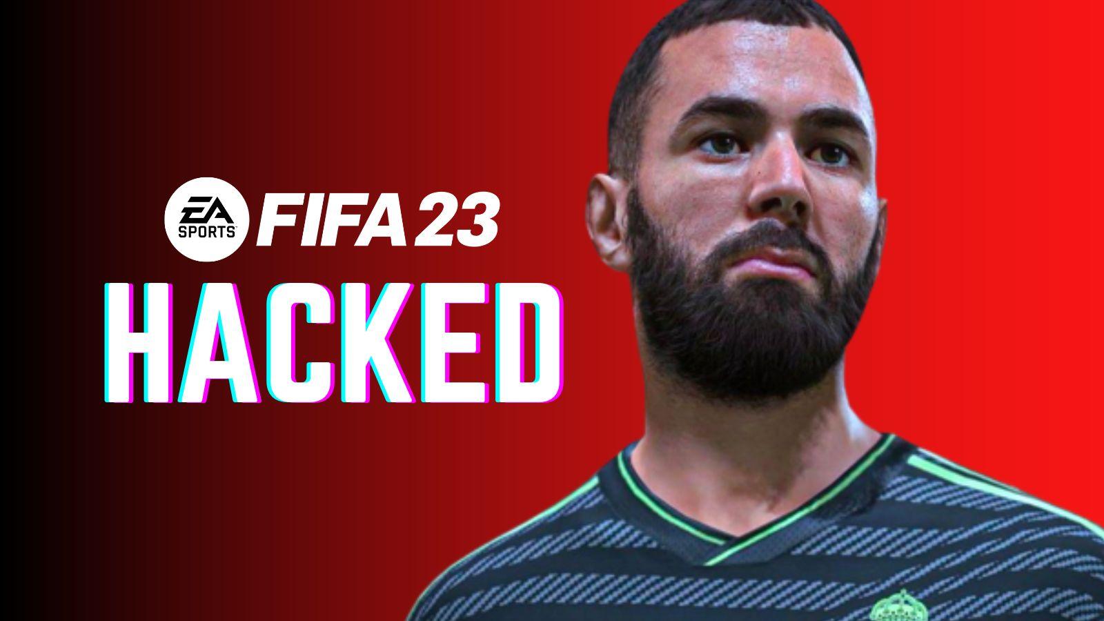 benzema and fifa 23 logo