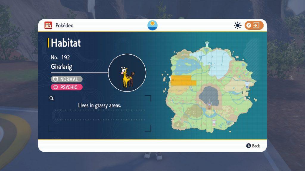 girafarig locations