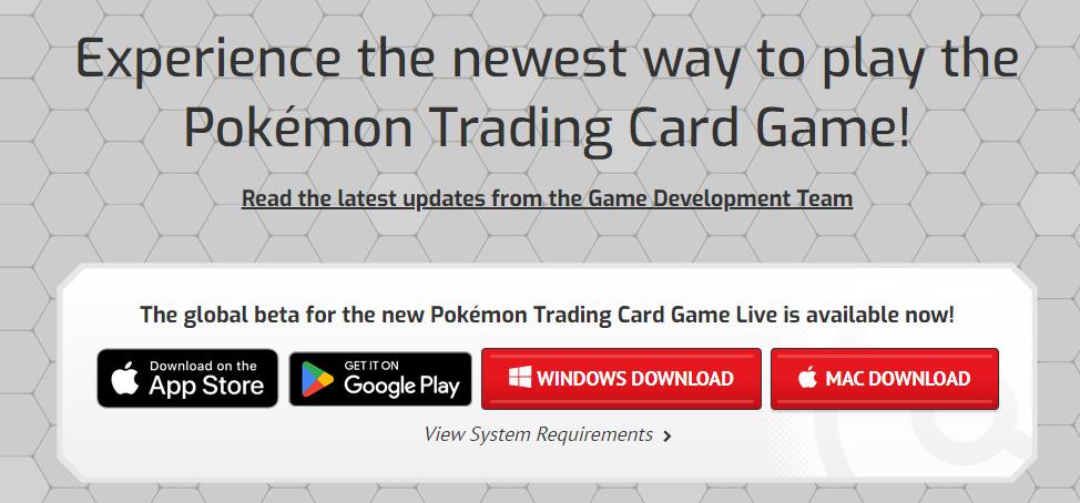 the pokemon company TCG Live