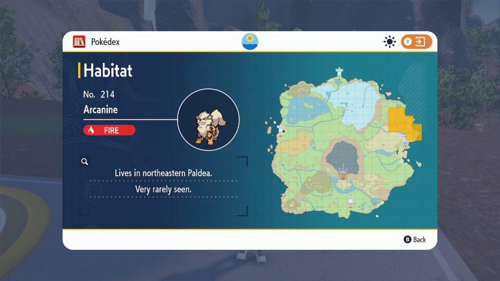 arcanine locations